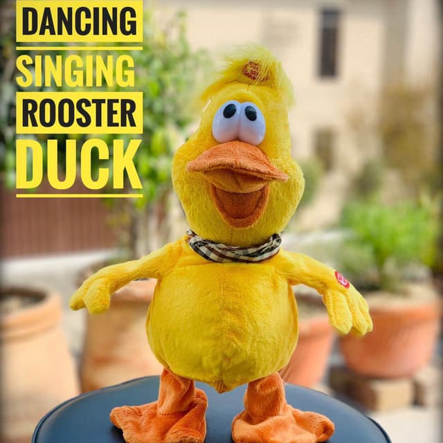 Stuffed Crazy Dancing Duck