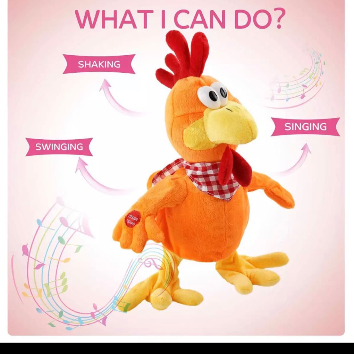 Crazy Dancing Stuffed Hen, Chiken
