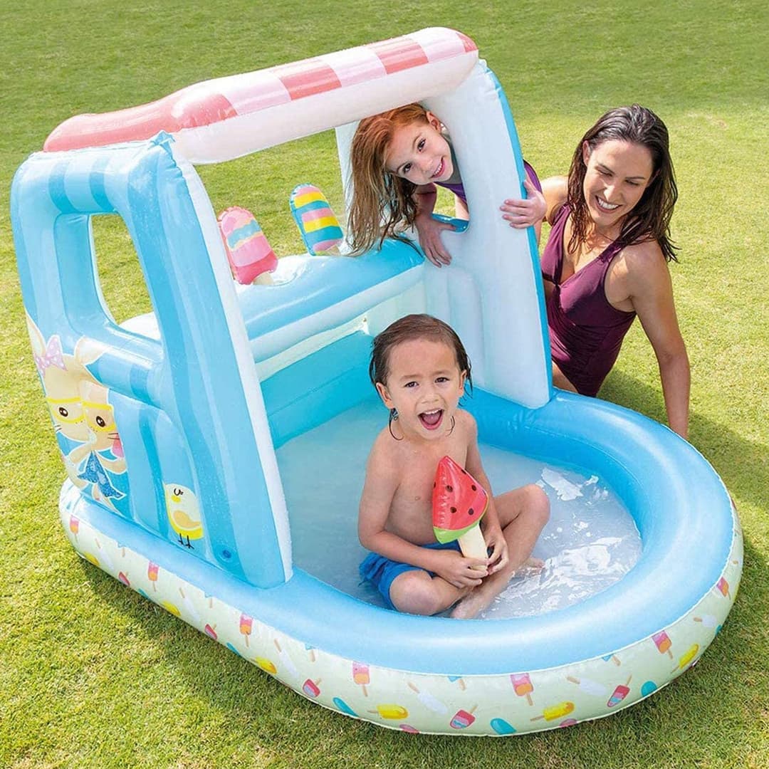 ICE CREAM STAND PLAY HOUSE (50”X40”X39”)
