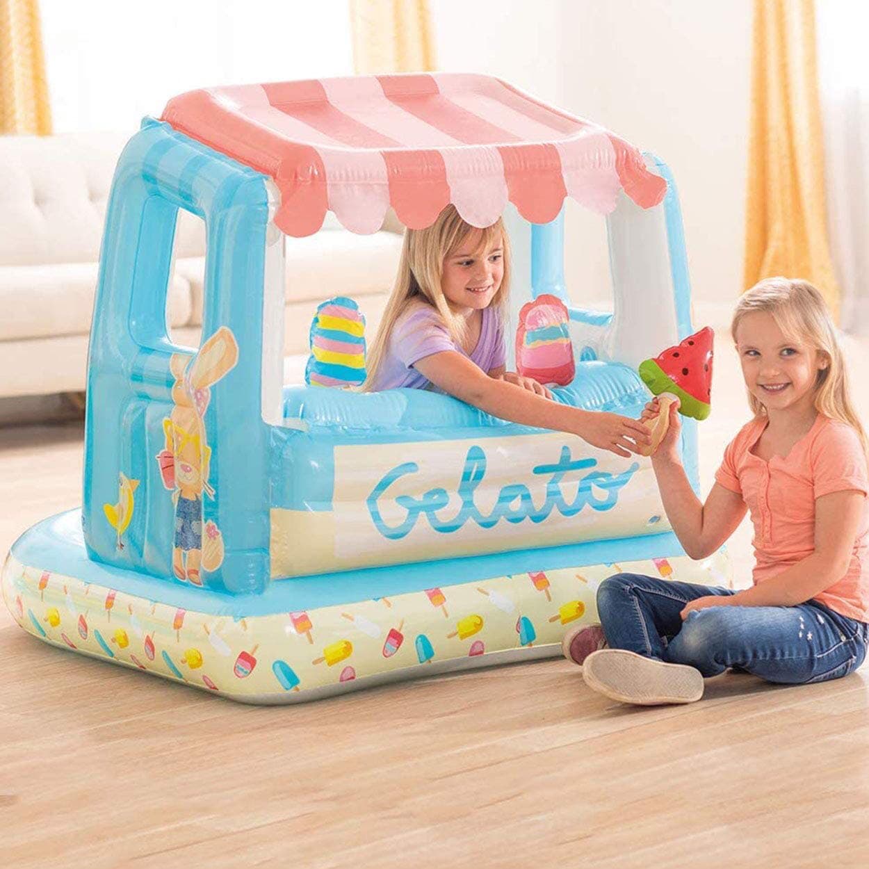 ICE CREAM STAND PLAY HOUSE (50”X40”X39”)