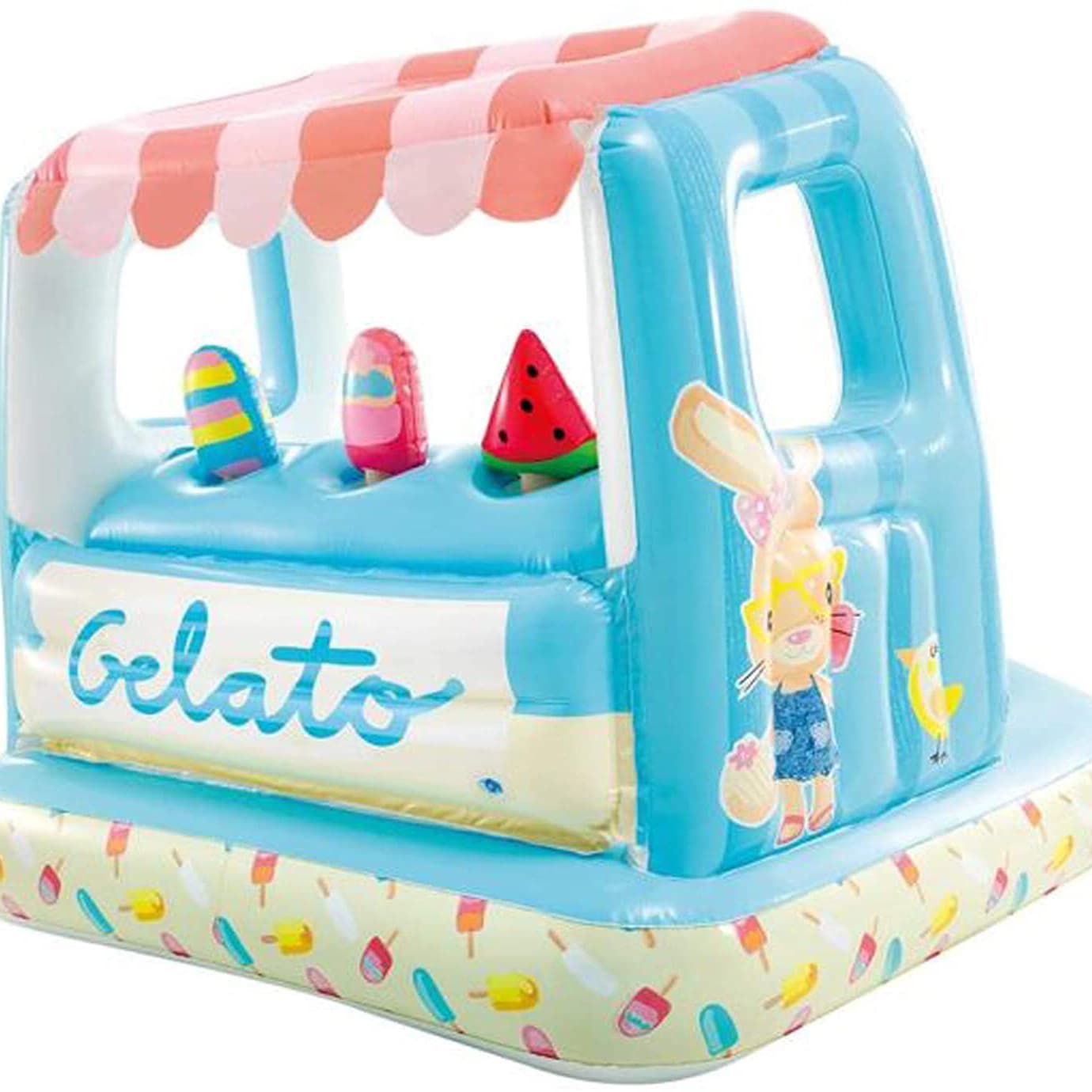 ICE CREAM STAND PLAY HOUSE (50”X40”X39”)