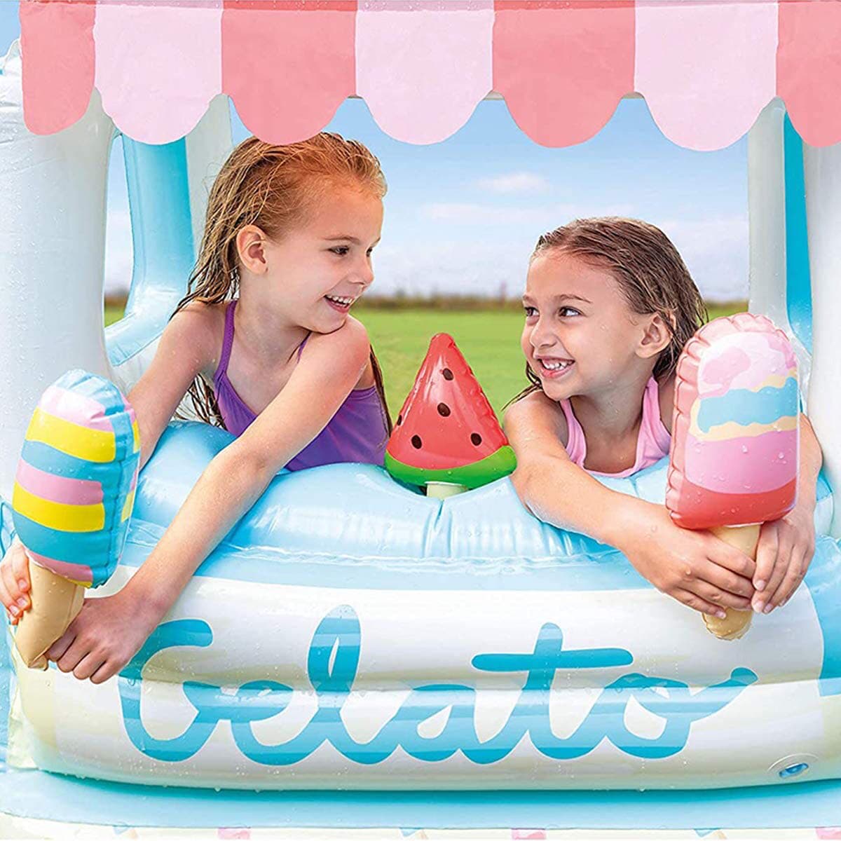 ICE CREAM STAND PLAY HOUSE (50”X40”X39”)