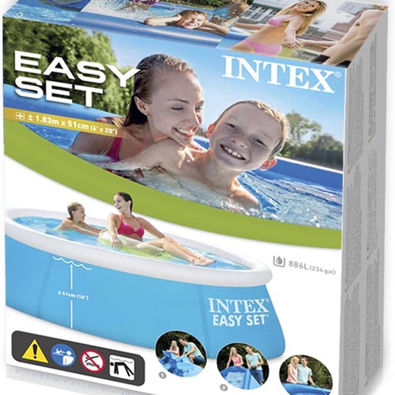 Intex 6ft x 20in Easy Set Swimming Pool