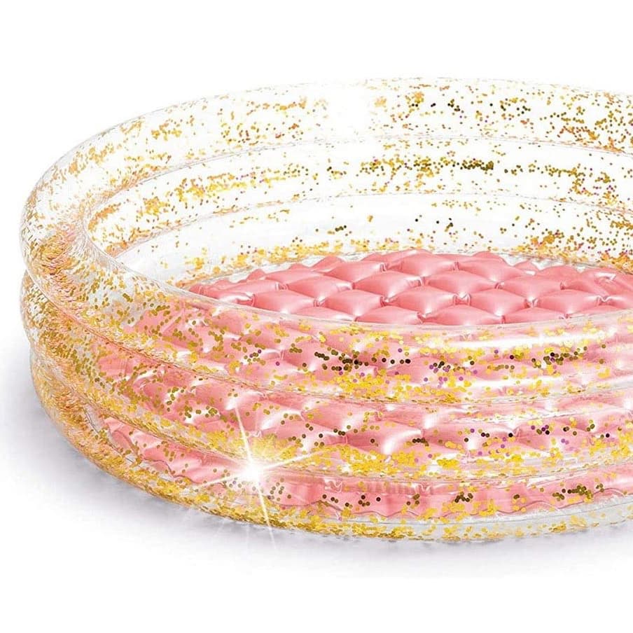 Intex Inflatable Glitter Mini Pool 86 x 86 x 25 cm