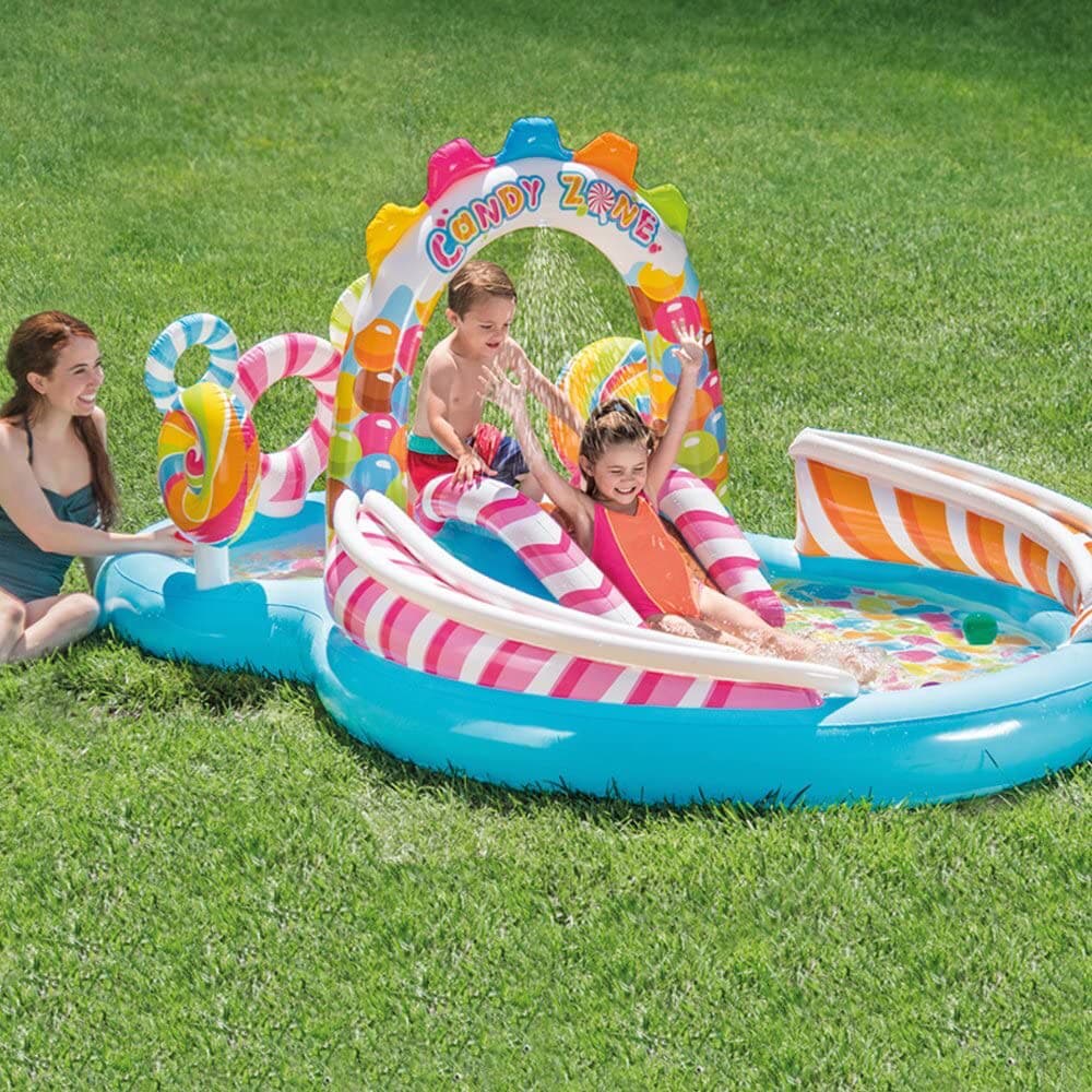 Intex Candy Zone Play Centre Pool 9'8"X6'3"X4'3" With 6 Ball