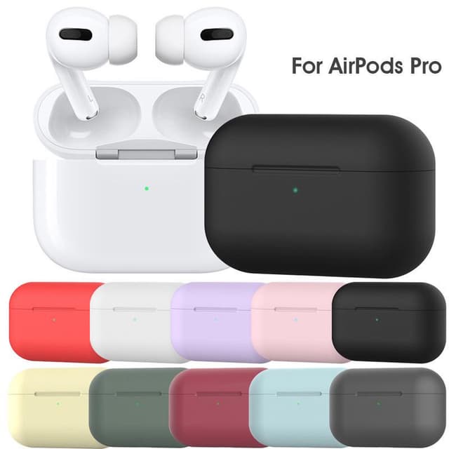 Airpods Pro Case,Soft Silicone Skin Cover Shock-Absorbing