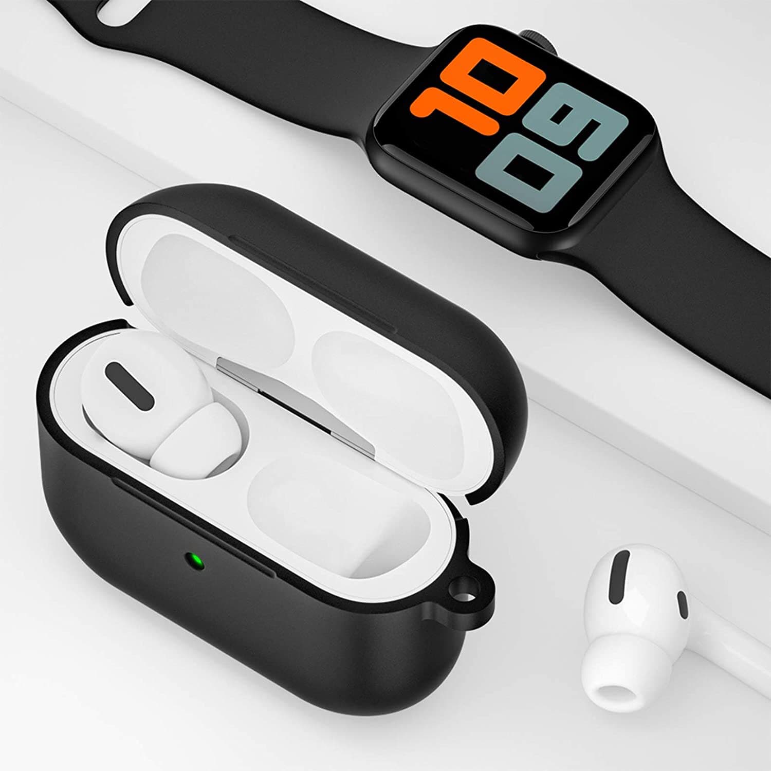 Airpods Pro Case,Soft Silicone Skin Cover Shock-Absorbing
