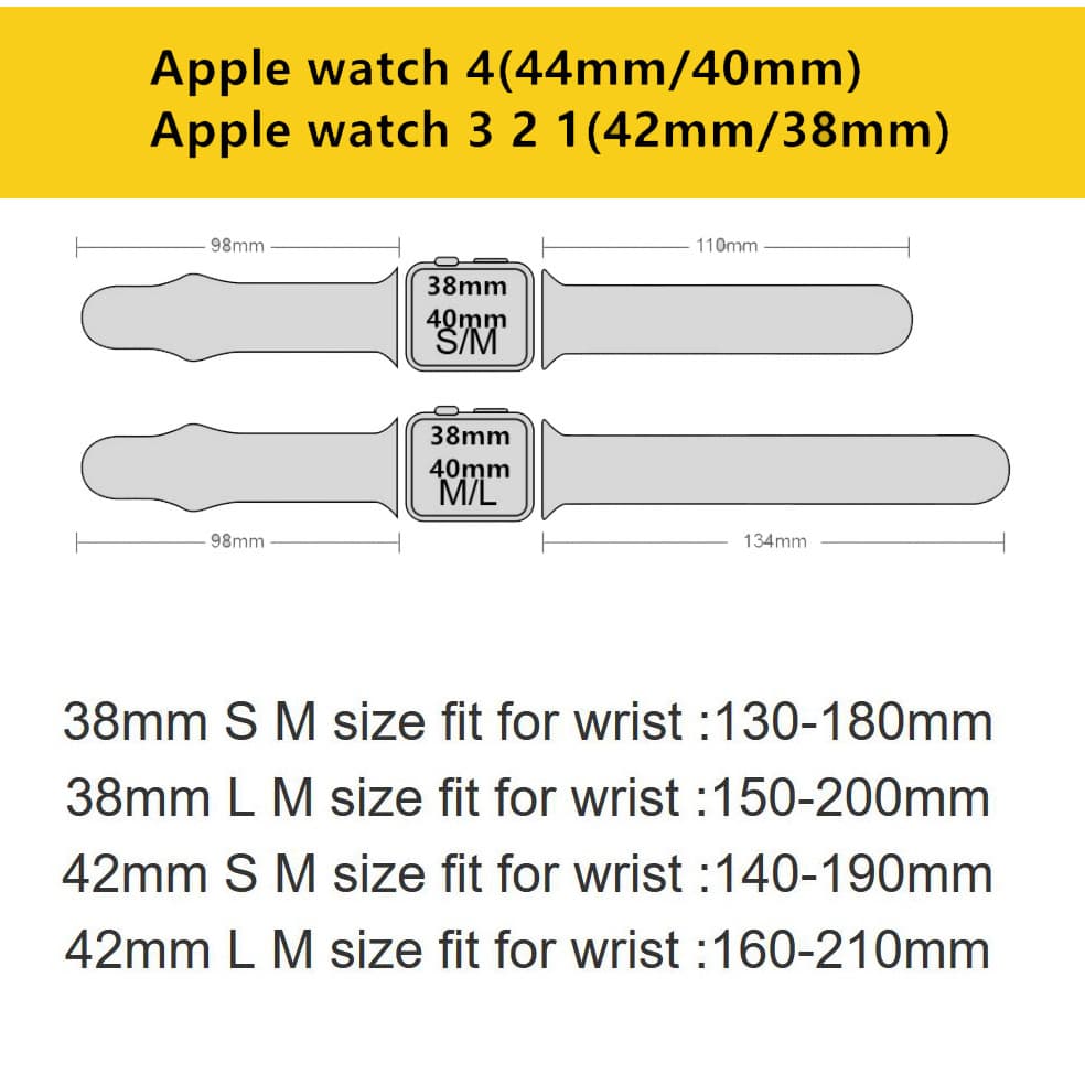 Apple Watch silicon straps