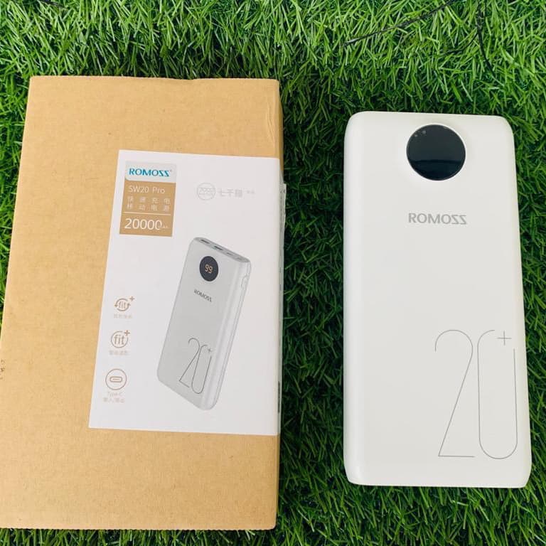 ROMOSS Latest 20000mAh    
18W PD 3.0 Fast Charging