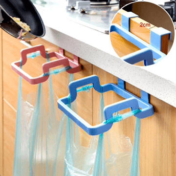 Kitchen Cabinet Door Garbage Trash Bag Towel Hanging Holde