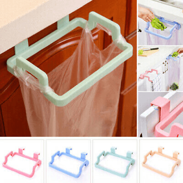 Kitchen Cabinet Door Garbage Trash Bag Towel Hanging Holde