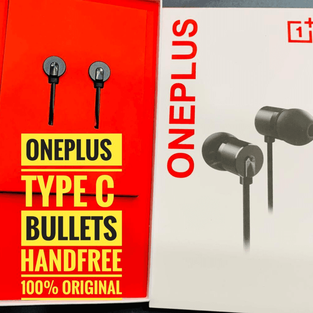 OnePlus Type C Bullets Head Free Black