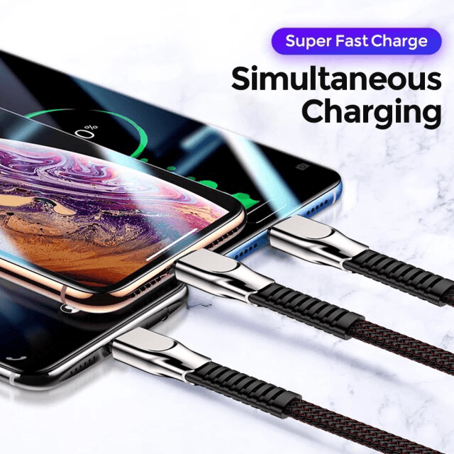 Joyroom 3 in 1 USB Type C Micro USB Iphone Lightning Cable