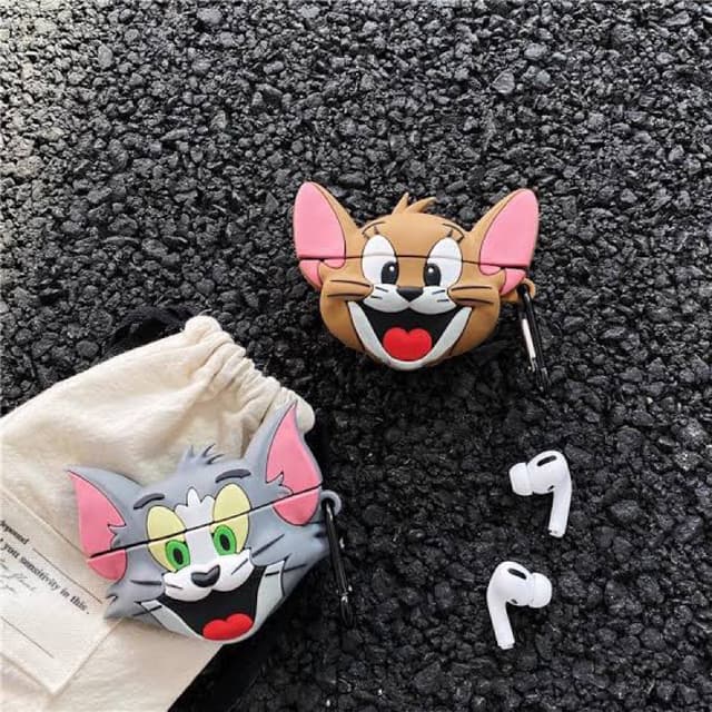 TOM AND JERRY SILICONE AIRPODS CASE FOR airpods pro