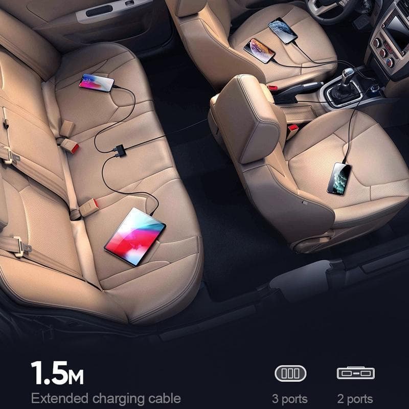 JOYROOM 6.2A Multi 5 Ports USB Smart Car Charger