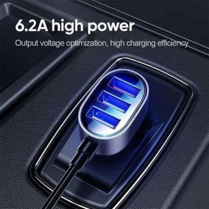 JOYROOM 6.2A Multi 5 Ports USB Smart Car Charger