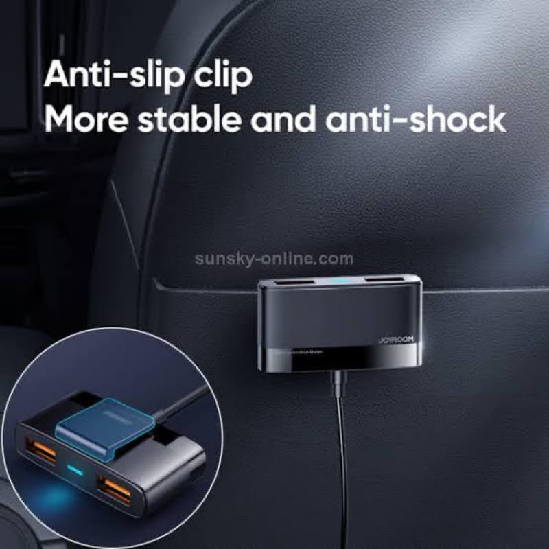 JOYROOM 6.2A Multi 5 Ports USB Smart Car Charger