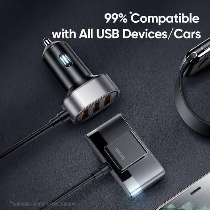 JOYROOM 6.2A Multi 5 Ports USB Smart Car Charger