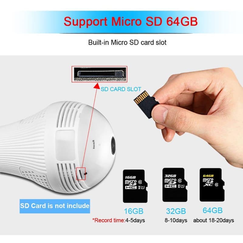PANORAMIC Bulb Camera 960P HD(IP Wireless Camera)