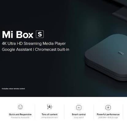 Mi Tv Box S 4k Smart Tv 2gb+8gb