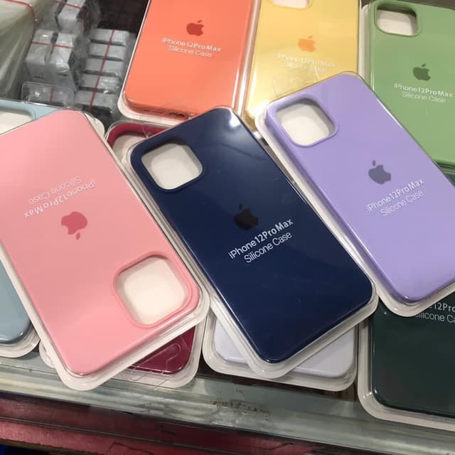 IPhone 12 & 12 Pro Official Silicon Soft Pouches available