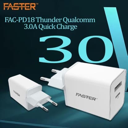 Faster Original 2 in 1 Super Fast n PD18 Thunder Qualcom 3.0